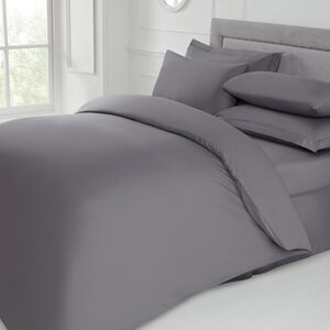SINGLE DUVET COVER Grey 200tc