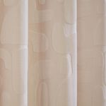 CHENILLE MILANI WINTER WHITE 66x54 Curtain