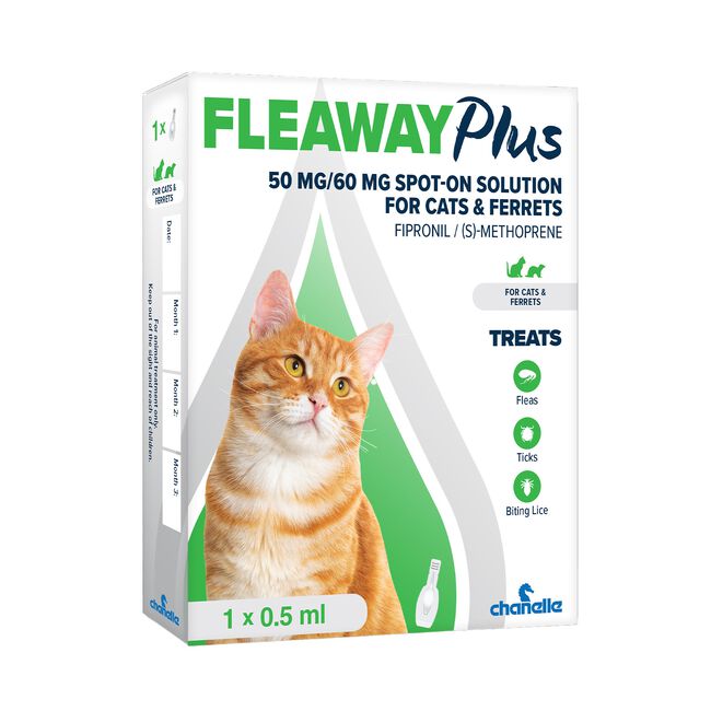 Fleaway Plus Cat Spot-on Solution