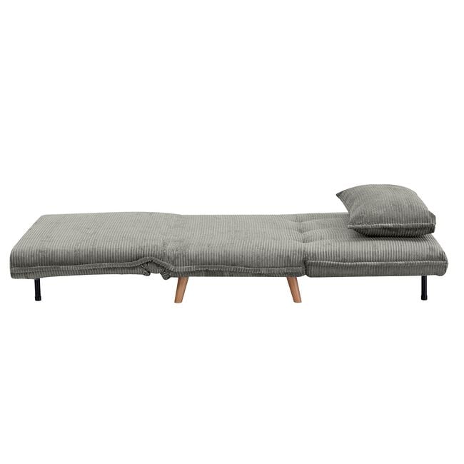Lara Grey Convertible 191x108cm Sofa Bed