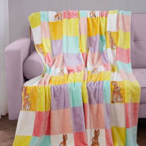 Blossom Lane Spring Blocks Throw 150cm x 200cm 