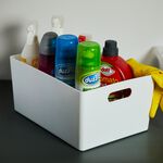 Studio 2 Etched White 5.02 Storage Basket