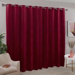 TRIANGLE STITCH BURGUNDY 66X54 Curtain