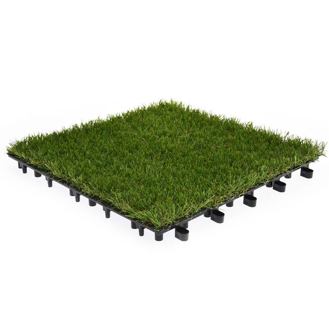 Pack of 4 Garden Grass Tiles