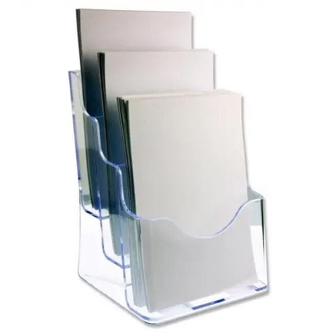 Concept A4 Literature Holder - Three Tier