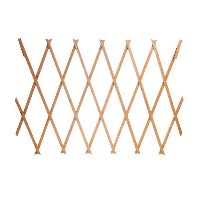Wood Effect Expanding Trellis 180cm x 60cm