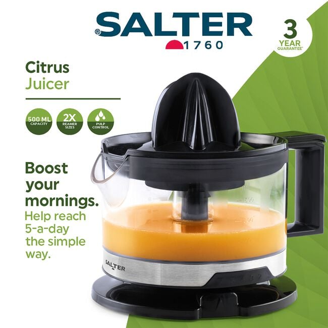 Salter Electric 40W Citrus Fruit Juicer Machine