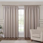 PENCIL PLEAT DUCHESS GOLD 66x54 Curtain