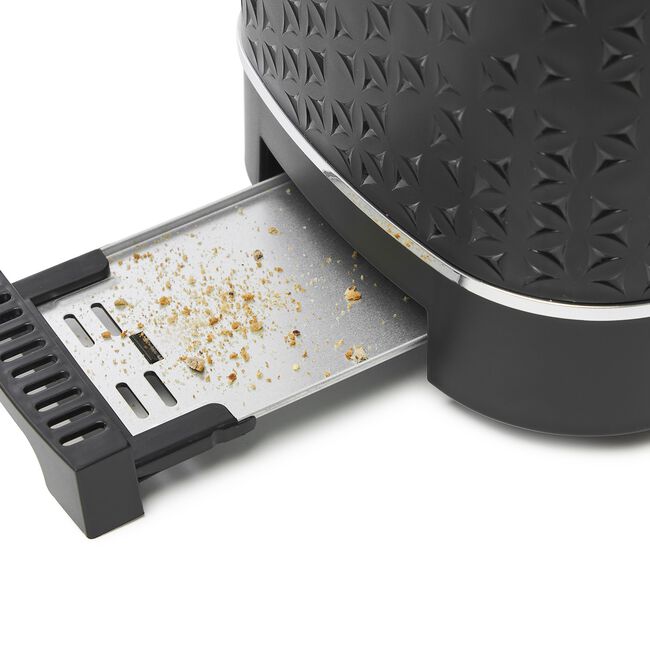 Haden Starbeck 2 Slice Black Toaster