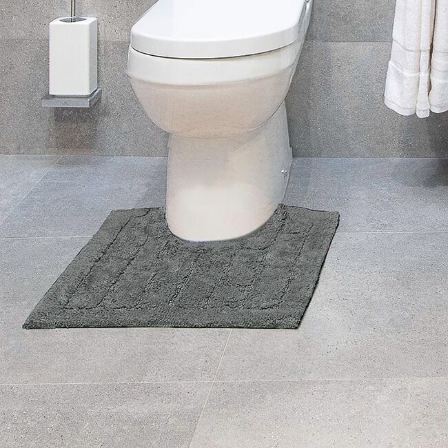 COTTON BRICK STEEL 50x50 Pedestal Mat