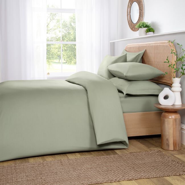 DOUBLE DUVET COVER&nbsp; Brushed Cotton Twill Forest