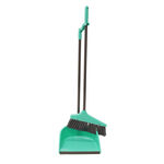 JVL Long Handle Dust Pan & Brush