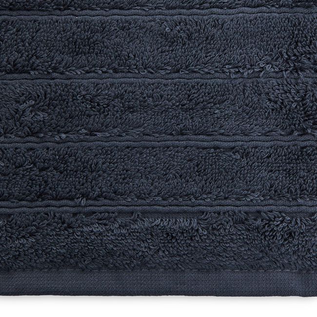  TURKISH COTTON SUPERSOFT 550GSM BLACK Bath Sheet