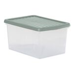 Wham 16L Green Lid Storage Box Set Of 2