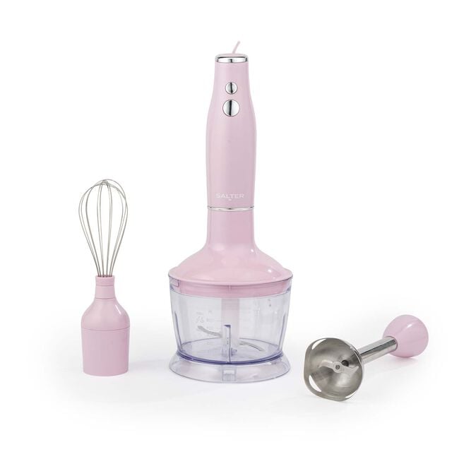 SALTER RETRO PINK 3 in 1 Blender Set