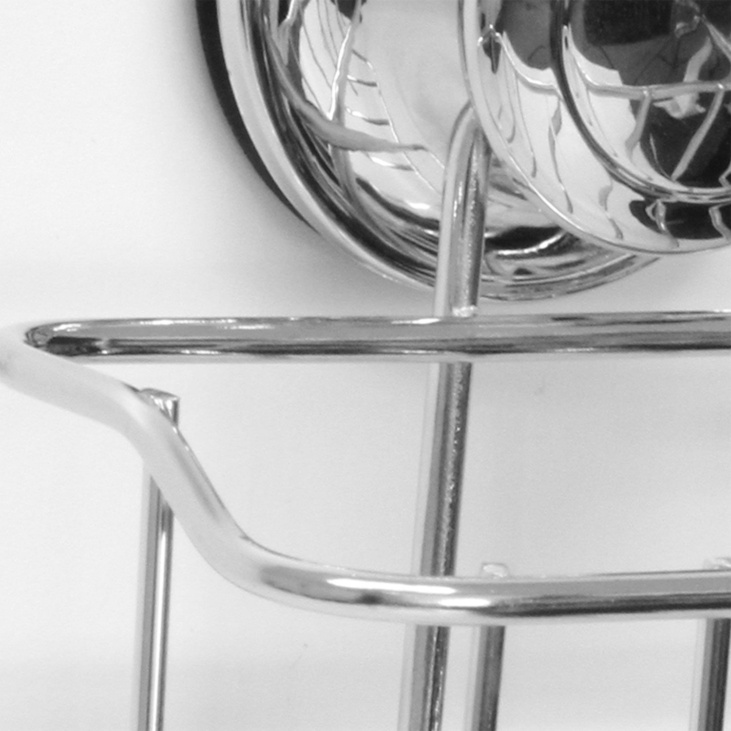 Chrome Bathroom Basket with Suction Fix Home Store + More
