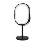 VISAGE LED MATTE BLACK SQUARE 3X Cosmetic Mirror