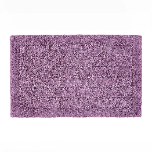 COTTON BRICK LAVENDER 50x80 Bath Mat