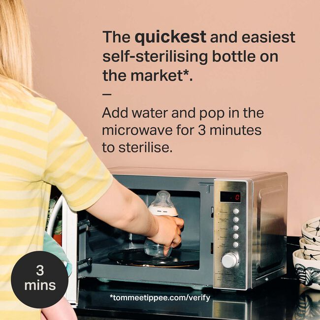 Tommee Tippee Natural Start 260ml Bottle 3-Pack