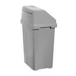 Wham Casa Cool Grey 8L Swing Bin