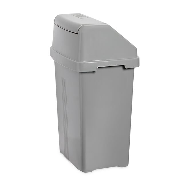 Wham Casa Cool Grey 8L Swing Bin