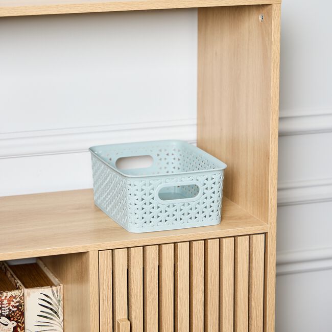 Geometric Storage Basket 4L - Mint