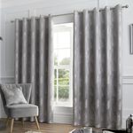 FEATHER SILVER 66x54 curtain 