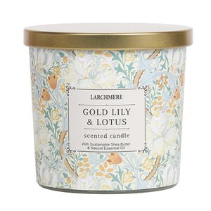 Larchmere Heritage Gold Lily & Lotus Candle