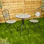 Fora Mosaic 3 Piece Bistro Set