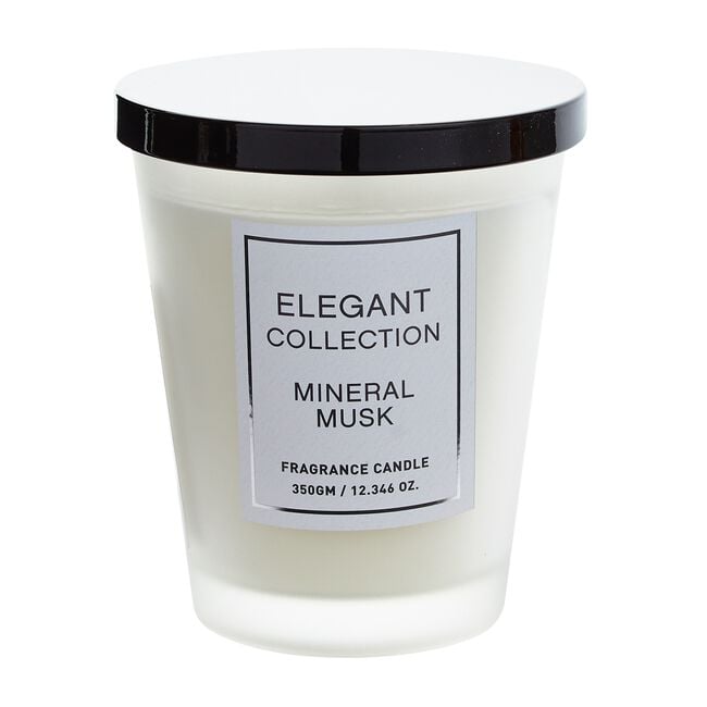 Elegant Collection Candle 350g -  Mineral Musk