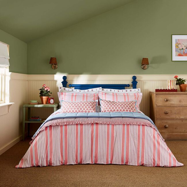 JOULES SINGLE DUVET COVER Siesta Stripe 