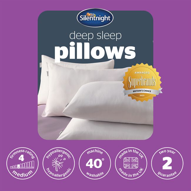 Silentnight Deep Sleep Pillow 4 Pack