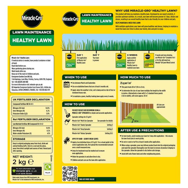 Miracle-Gro Healthy Lawn Food