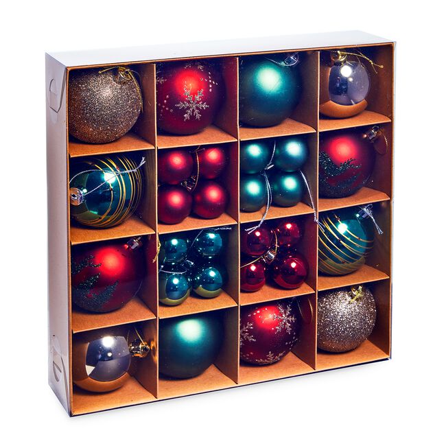 Luxury Christmas Bauble Set 44 Pack