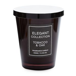 Elegant Collection Candle 350g - Tobacco & Oak