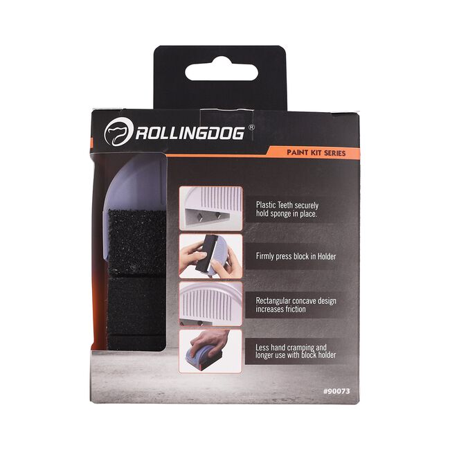 Rolling Dog Hand Sanding Block Kit 4 Piece