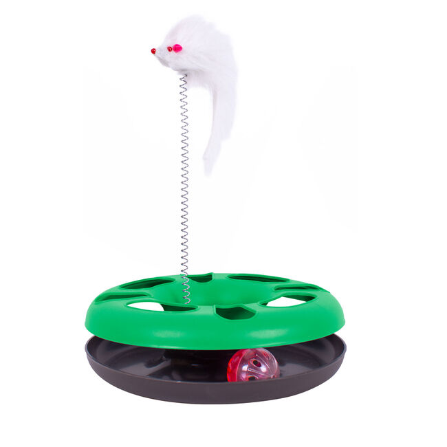 Jingle Ball Chase With Mouse Cat Toy