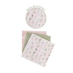 First Steps Garden Tales Muslin Cloths - 3 Pack