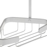 Aluminium Two Tier Corner Bathroom Caddy