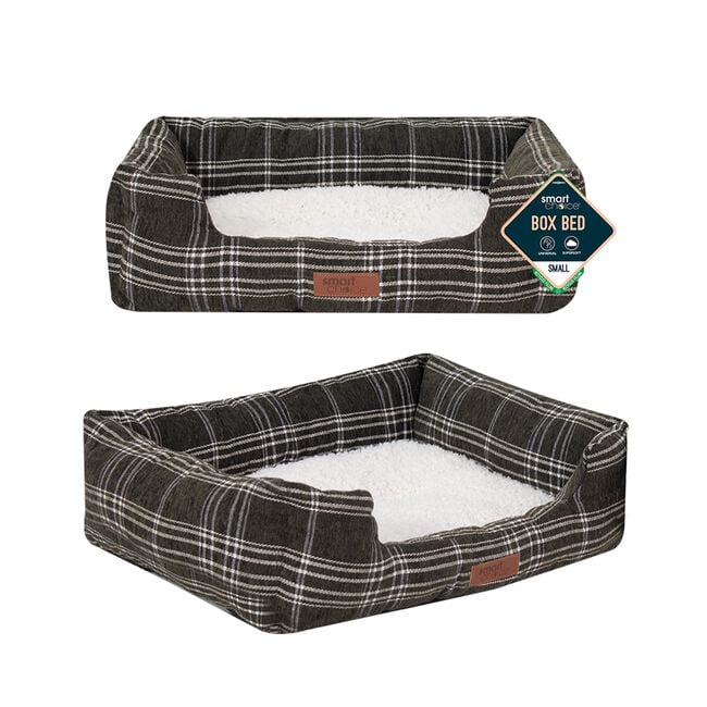 GREEN PLAID PET BED SMALL 46X36X15CM