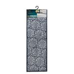 Flowers Black/Grey Mega Runner 57cm x 150cm