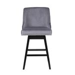 CHELSEA BARSTOOL Velvet Grey 