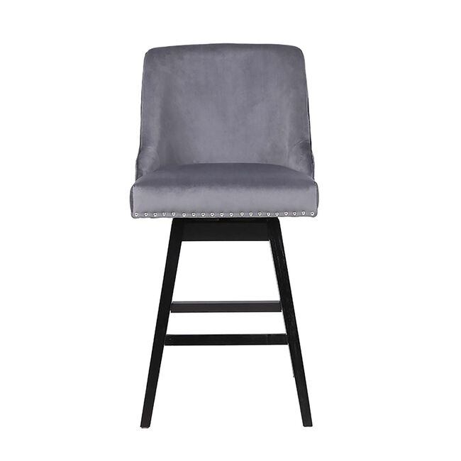 CHELSEA BARSTOOL Velvet Grey 