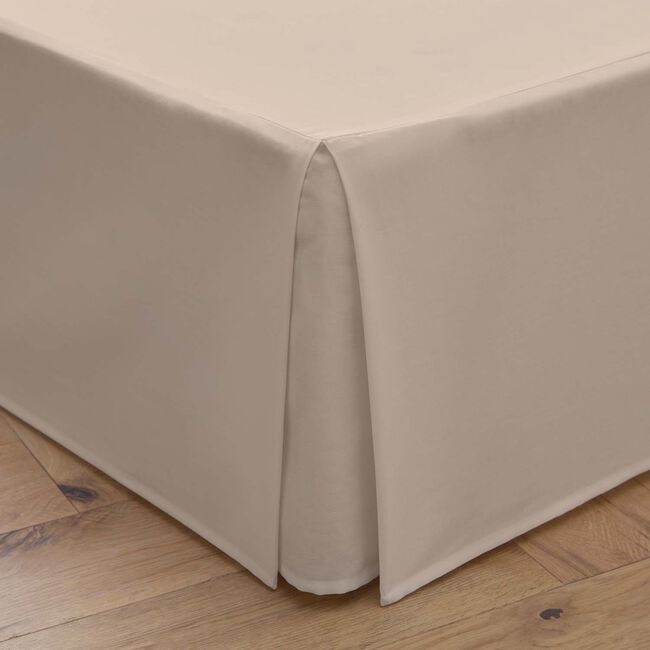 SINGLE PLATFORM VALANCE Luxury Percale Caramel 3H