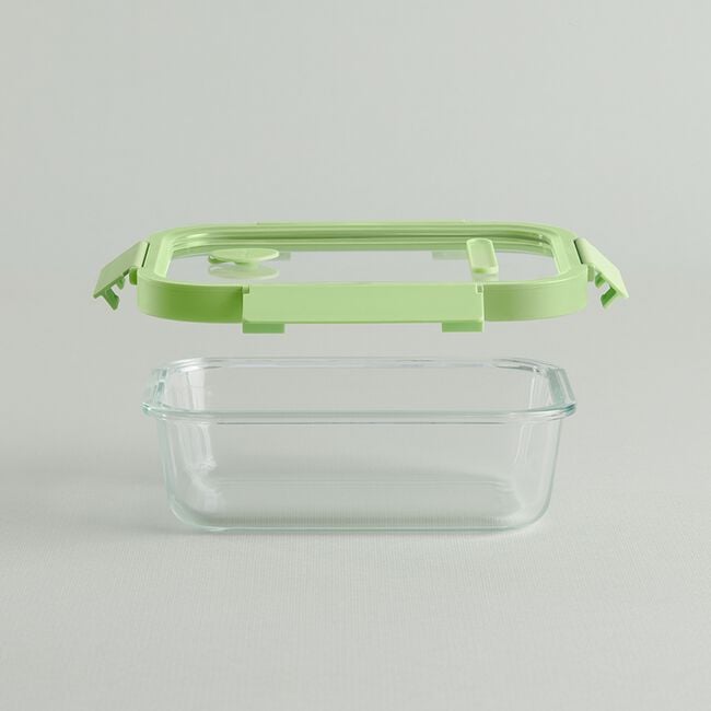 Lekue Rectangular Glass Container 1.05L