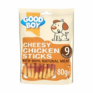 Good Boy Cheesy Chicken Sticks 80g