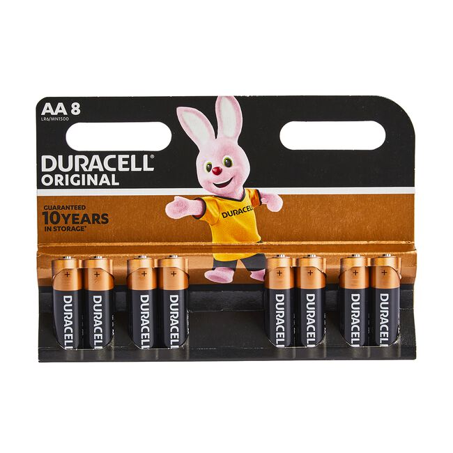 Duracell Original AA Batteries 8 Pack