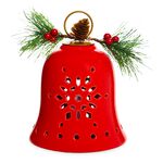 Red Christmas Bell with LED