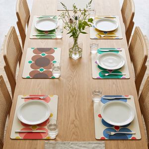 Orla Kiely Atomic Flower Placemats 6Pk