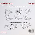 Concept Archive Storage Box - Red